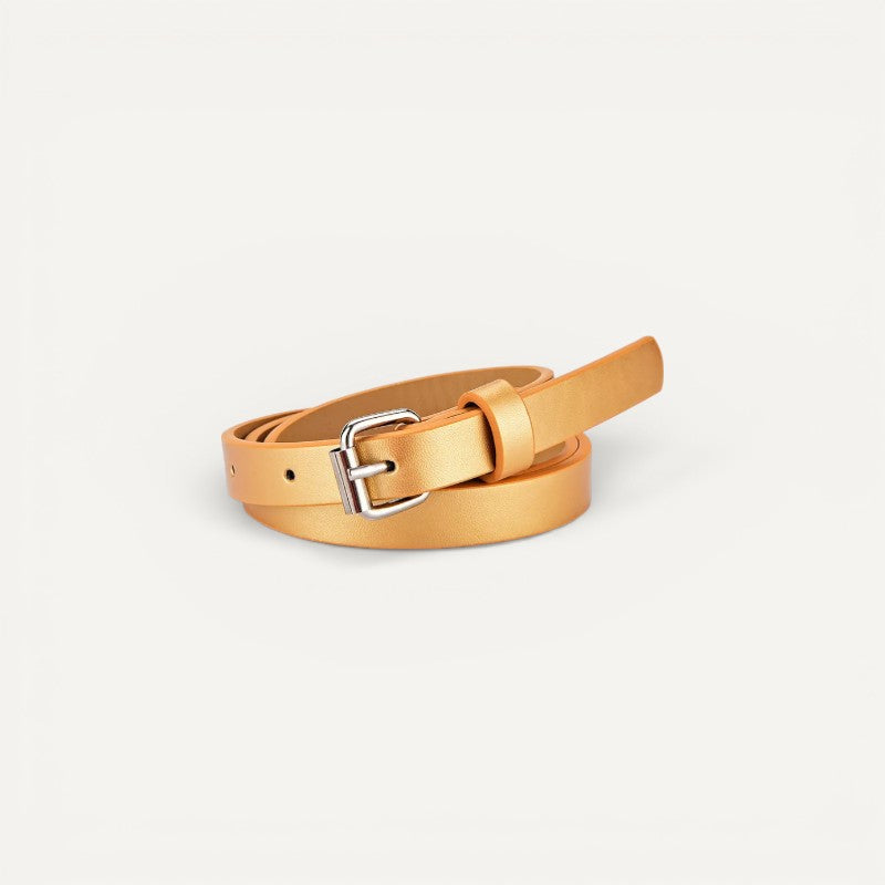 Ceinture enfant à boucle classique argentée