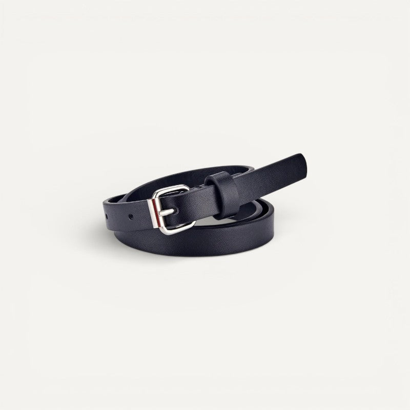 Ceinture enfant à boucle classique argentée