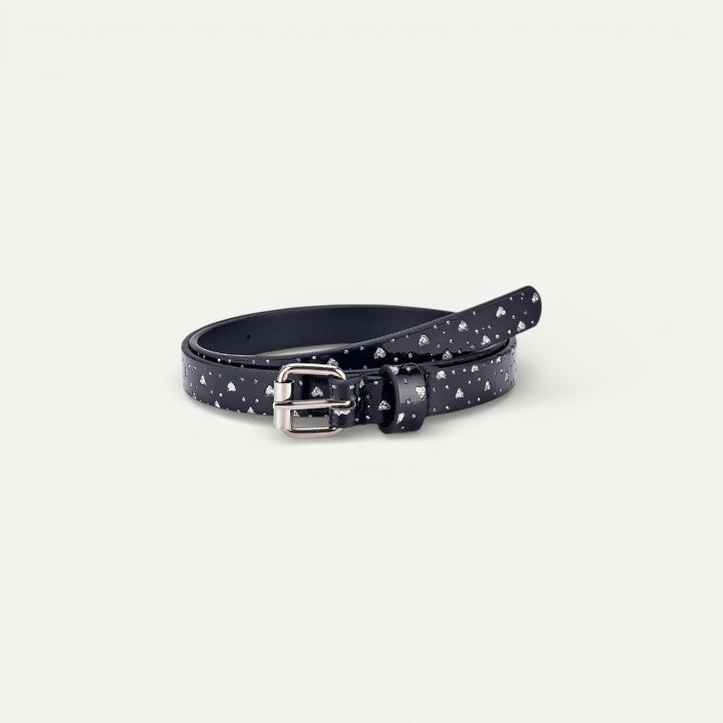 Ceinture enfant à boucle classique argentée