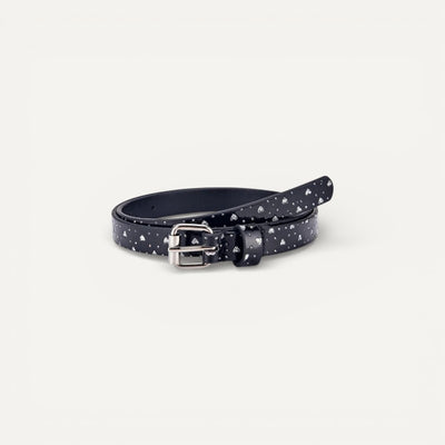 Ceinture enfant à boucle classique argentée