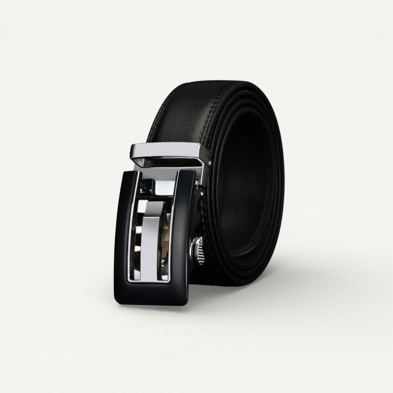 Ceinture Homme en Cuir à Boucle Automatique Moderne