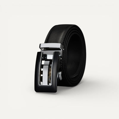 Ceinture Homme en Cuir à Boucle Automatique Moderne