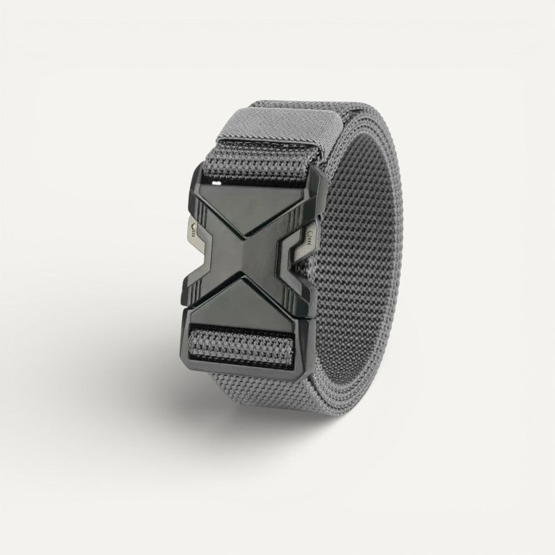 Ceinture Homme Tactique en Toile avec Boucle Rapide en X