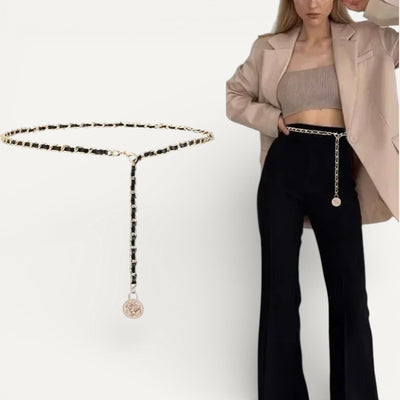 Ceinture Chaîne Dorée Femme avec Finition Élégante