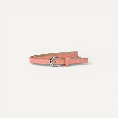 Ceinture Enfant Pailletée Fine avec Boucle Argentée