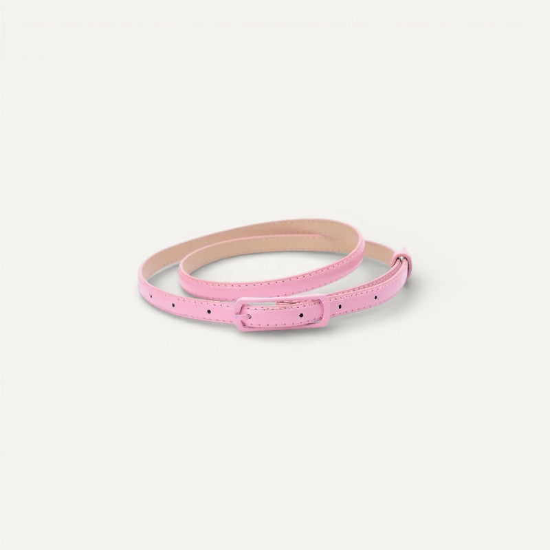 Ceinture Enfant Fine Colorée avec Boucle Classique