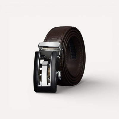 Ceinture Homme en Cuir à Boucle Automatique Moderne
