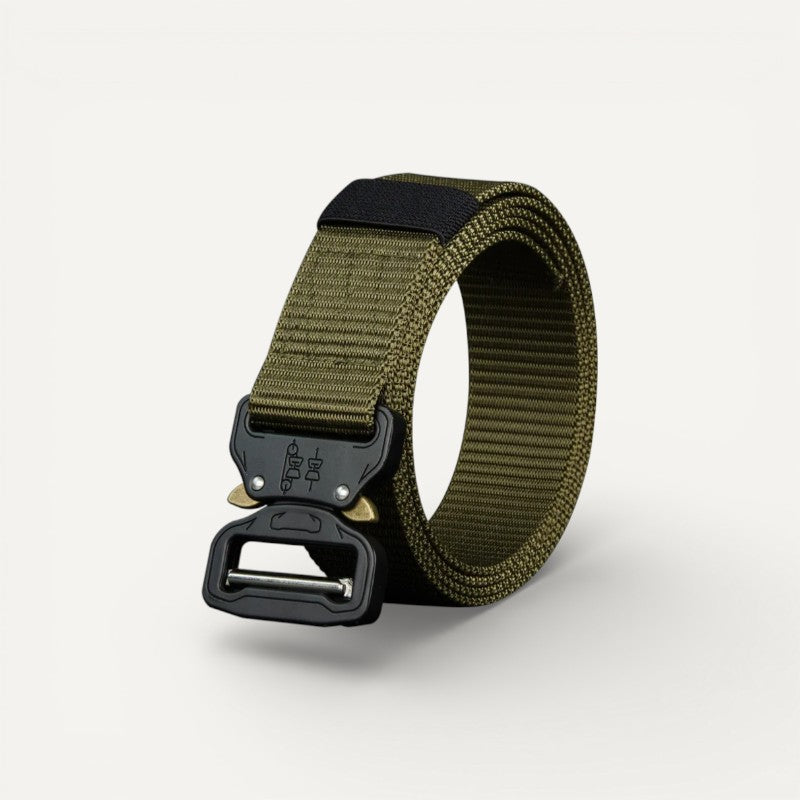 Ceinture Homme en Toile avec Boucle Plate Minimaliste