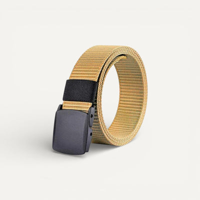 Ceinture Homme en Toile avec Boucle Plate Minimaliste