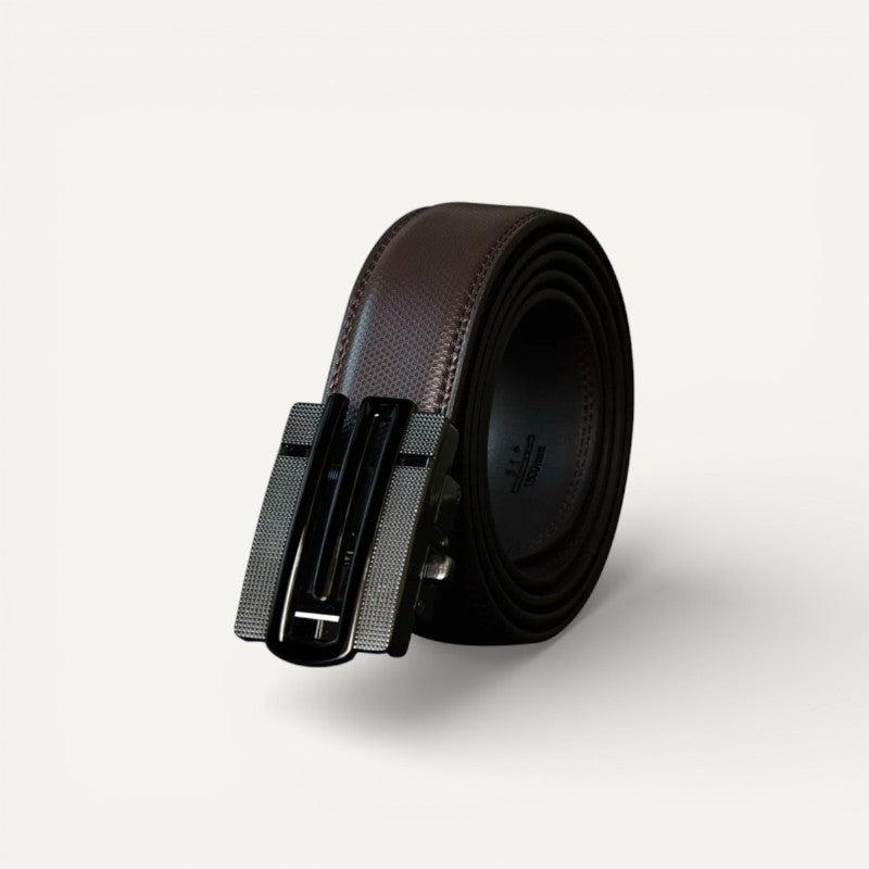 Ceinture Homme en Cuir avec Boucle Automatique Élégante