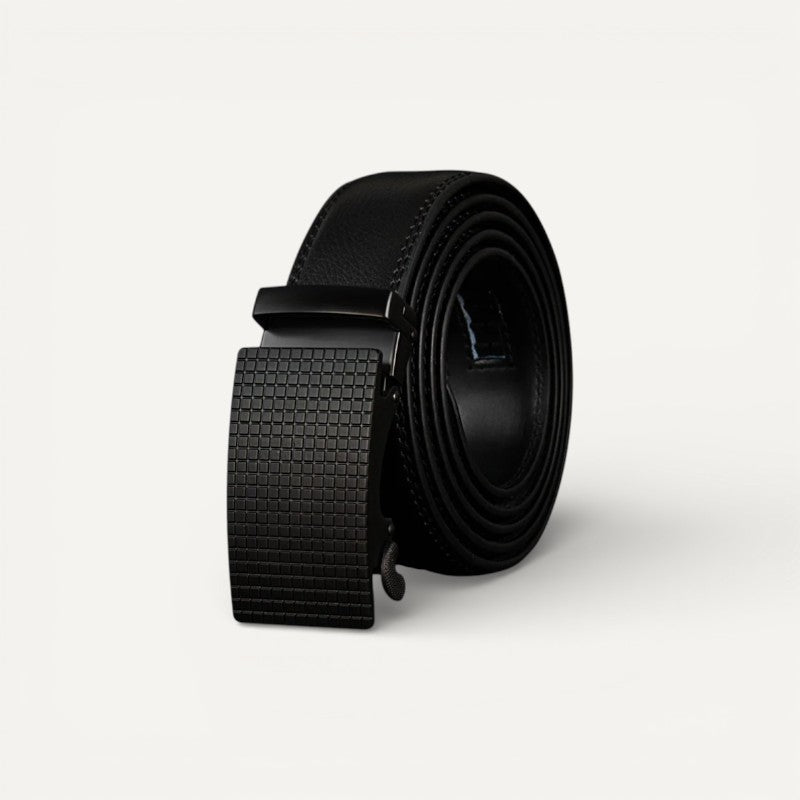 Ceinture Homme en Cuir avec Boucle Automatique Texturée