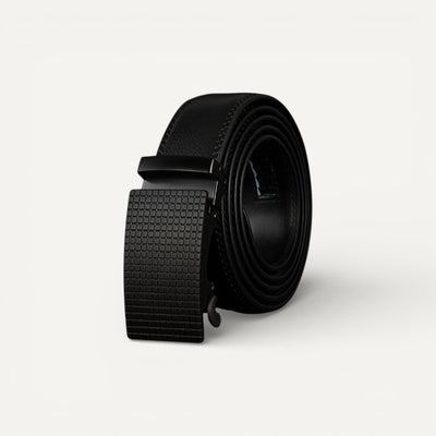 Ceinture Homme en Cuir avec Boucle Automatique Texturée