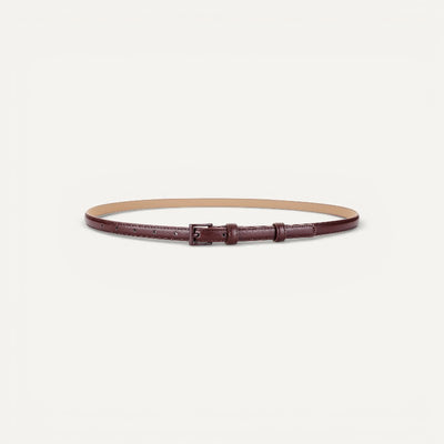 Ceinture Femme Fine en Cuir Synthétique