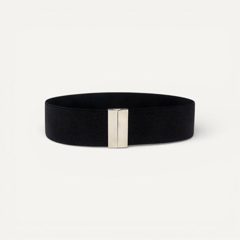 Ceinture Femme Élastique Large avec Boucle Métal Élégante