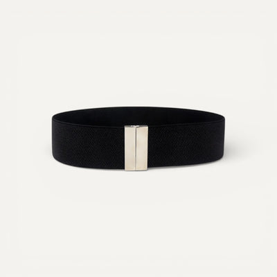 Ceinture Femme Élastique Large avec Boucle Métal Élégante