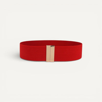 Ceinture Femme Élastique Large avec Boucle Métal Élégante