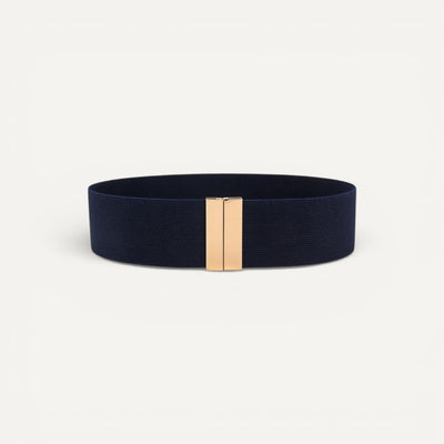 Ceinture Femme Élastique Large avec Boucle Métal Élégante