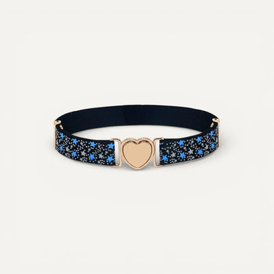 Ceinture Enfant Élastique avec Boucle Cœur