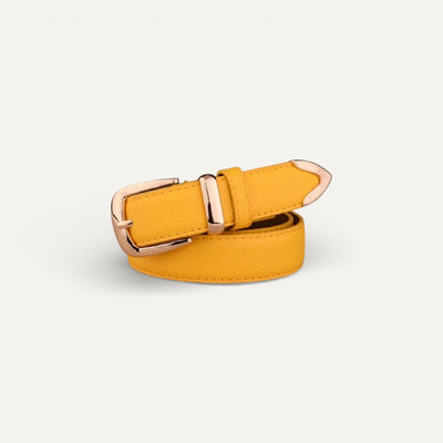 Ceinture Femme Colorée avec Boucle Dorée Élégante