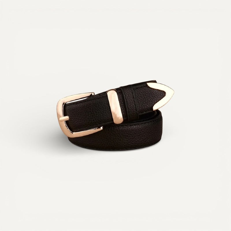 Ceinture Femme Colorée avec Boucle Dorée Élégante
