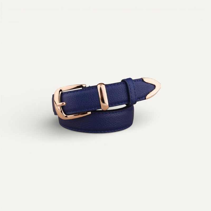 Ceinture Femme Colorée avec Boucle Dorée Élégante