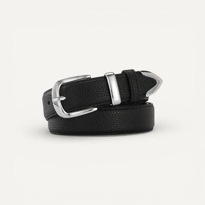 Ceinture en Cuir Femme Élégante avec Boucle Métallique