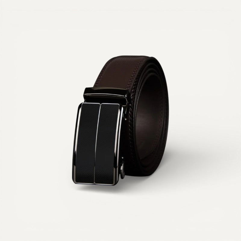 Ceinture Homme en Cuir avec Boucle Automatique Élégante