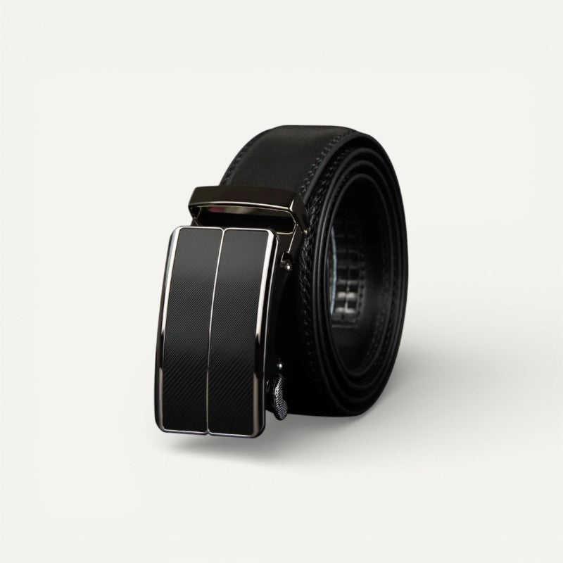 Ceinture Homme en Cuir avec Boucle Automatique Élégante