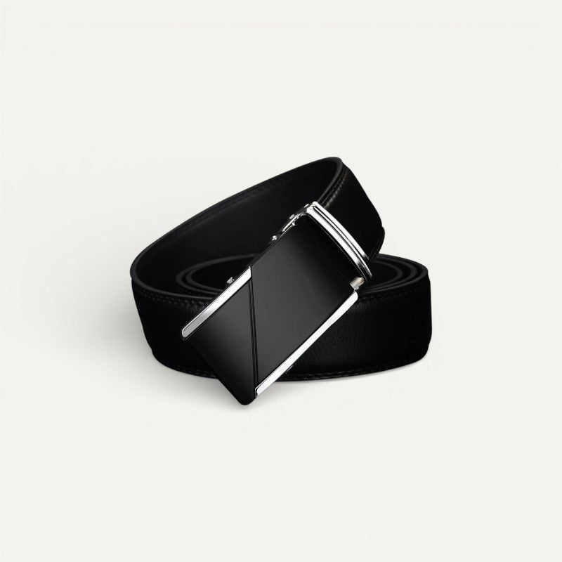 Ceinture Homme en Cuir avec Boucle Automatique Moderne