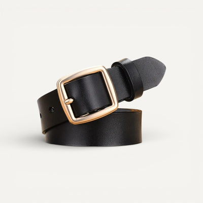 Ceinture Cuir avec Boucle Métallique