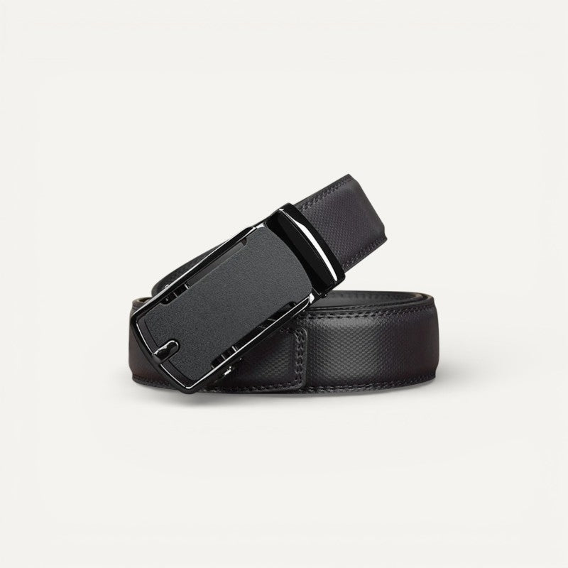 Ceinture Homme en Cuir avec Boucle Moderne Rectangulaire