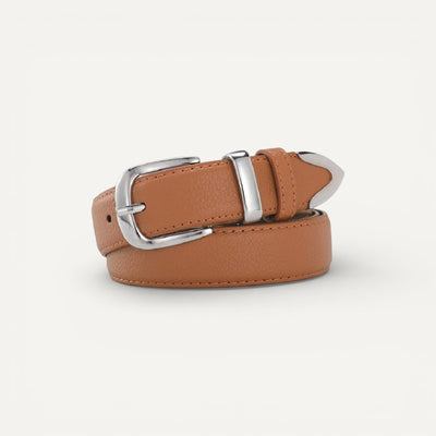 Ceinture en Cuir Femme Élégante avec Boucle Métallique