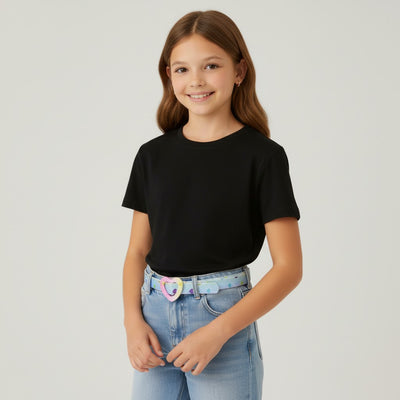 Ceinture Enfant avec Boucle Cœur Fantaisie